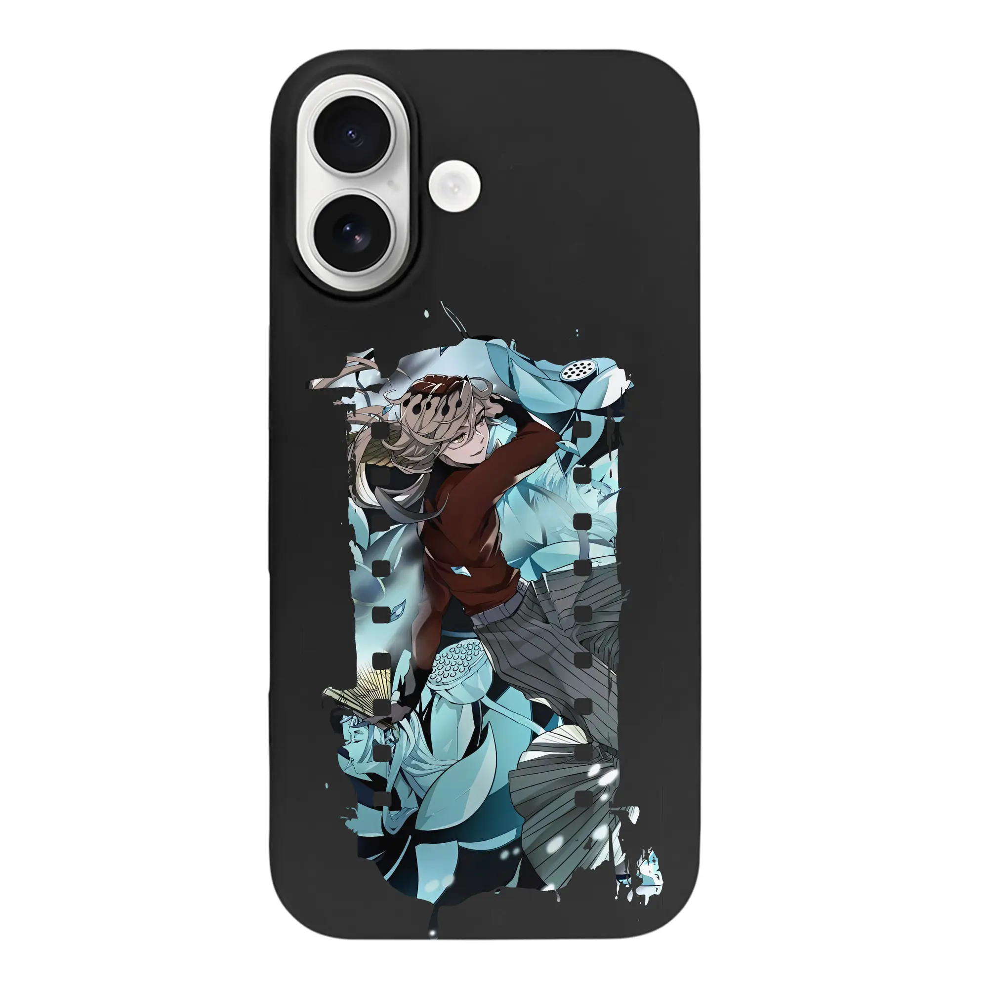 鬼滅の刃 グッズ,童磨 - iPhone 17 シリーズ シリコンケース 薄型 耐衝撃 指紋防止 ソフトタッチカバー 精密フィット 傷防止 保護ケース iPhone 17/17 Air/17 Pro/17 Pro Max 対応